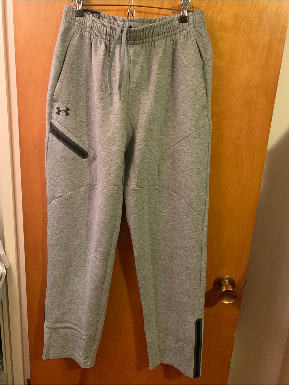 UA Under Armour Unstoppable Fleece Pants - Men's Sweatpants - Gray - Size Medium